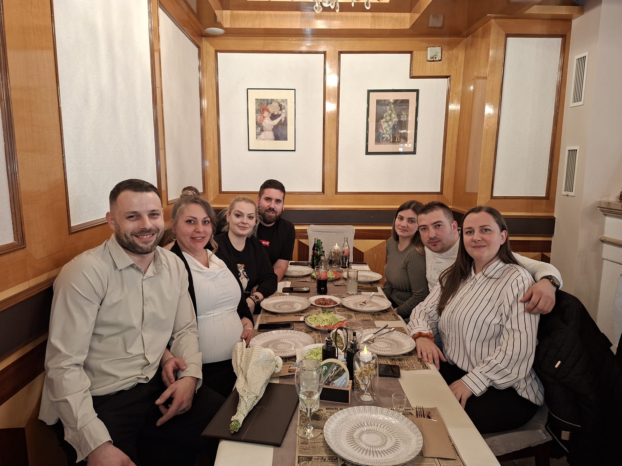 Gäste im Restaurant